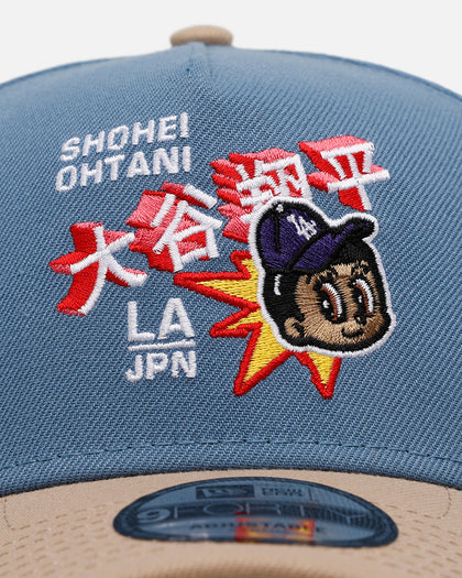New Era Los Angeles Dodgers 'Easy Breezy' Ohtani 9FORTY A-Frame Snapback Blue/Tan
