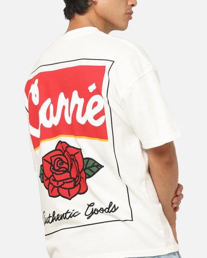 Carre Rose Box T-Shirt Off White