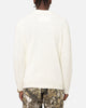 XXIII Zyair Knit Rib Long Sleeve Button Up Shirt Cream