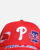 New Era Philadelphia Phillies 'MLB All Over Logos' 9FORTY A-Frame Snapback Official Team Colour
