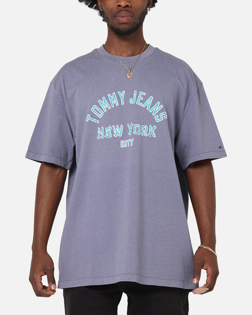 Tommy Jeans Relax Overdyed Varsity T-Shirt Washed Blue