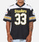 Majestic Athletic Pittsburgh Steelers Glenver Mesh Oversized T-Shirt Black