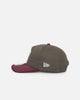 New Era Oakland Raiders 'Contrast Visor' Pre-Curved Golfer Snapback Moss/Maroon