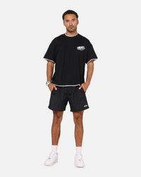 Carre Motion Layered T-Shirt Black/White