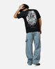 73Studio X Harry Potter '11 Deathly Hallows Vintage T-Shirt Black Acidwash
