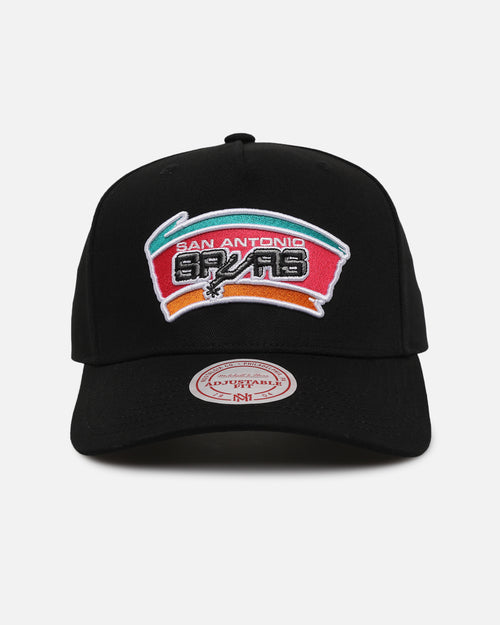 Mitchell & Ness San Antonio Spurs Team Colour Logo MVP Snapback Black