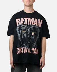 73Studio X DC Batman Batman & Catwomen Heavyweight T-Shirt Black