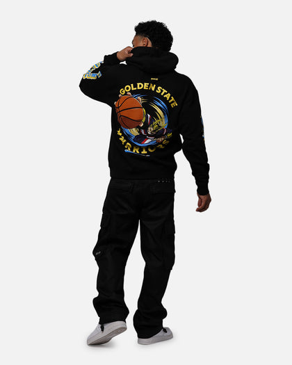 Hyperfly X My Hero Academia X NBA Golden State Warriors Hoodie Black
