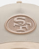 New Era San Francisco 49ers 'Cream Suede' 9FORTY A-Frame Strapback Stone/Oatmilk