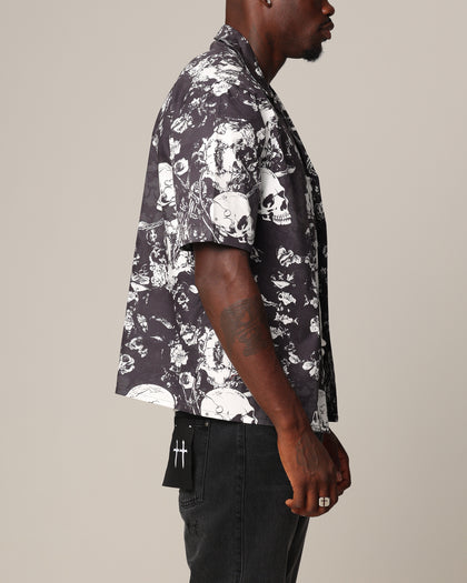 Saint Morta Undying Love Short Sleeve Shirt Black/White