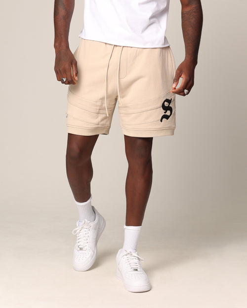 Saint Morta Homebase Fleece Shorts Stone