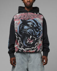 Loiter Panther Airbrush Hoodie Black