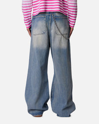 MNML Rave Distressed Jeans Vintage Blue