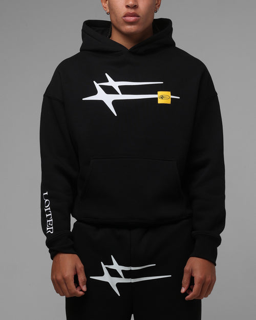 Loiter Hybrid Premium Hoodie Black