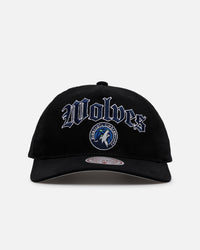 Mitchell & Ness Minnesota Timberwolves 'Old English' Caddy Fit Snapback Black