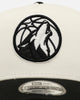 New Era Minnesota Timberwolves 'Easy Chrome Black' 9FORTY A-Frame Snapback Chrome/Black