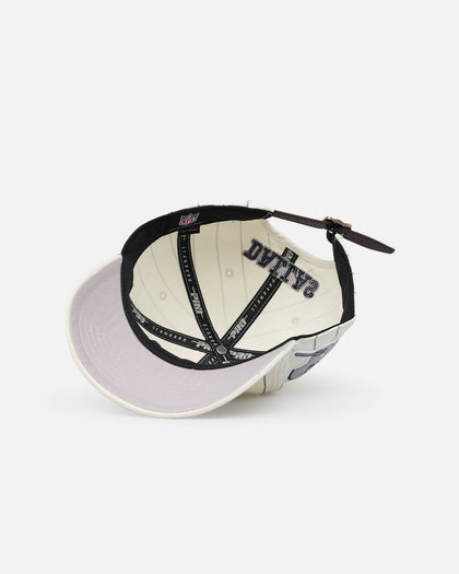 Pro Standard Dallas Cowboys Pinstripe Dad Hat Strapback Eggshell/Yellow