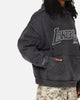 Mitchell & Ness Los Angeles Lakers Distressed Rhinestone Logo Hoodie Faded Black