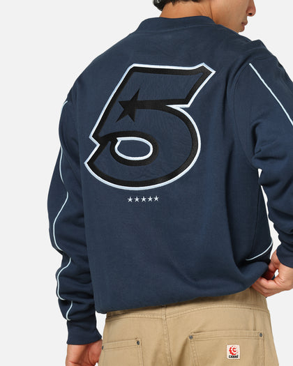 Carre International Star Crewneck Navy