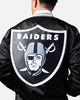Pro Standard Las Vegas Raiders Rib Satin Jacket Black/Grey