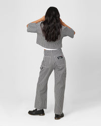 X-Girl Women's Peels Painter Pants Black/White