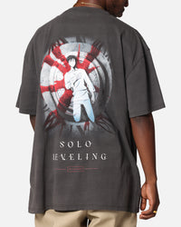 Goat Crew X Solo Leveling Solo Leveling Heavy T-Shirt Black Wash