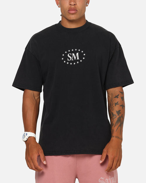 Saint Morta Vengeance T-Shirt Black Acidwash
