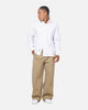 Saint Morta Valhala Pinstripe Long Sleeve Button Up Shirt White/Black