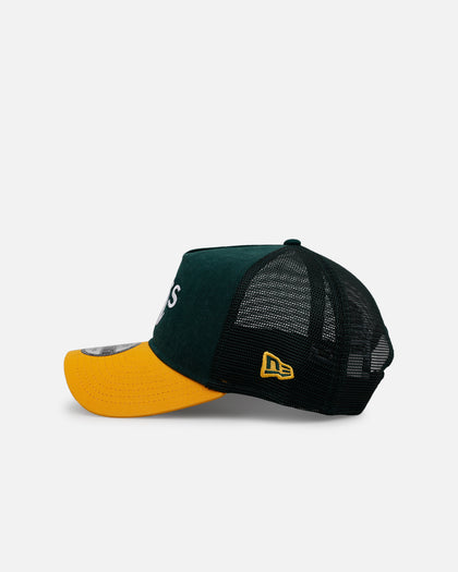 New Era Oakland Athletics 'Washed Truckers' 9FORTY A-Frame Trucker Snapback Official Team Color