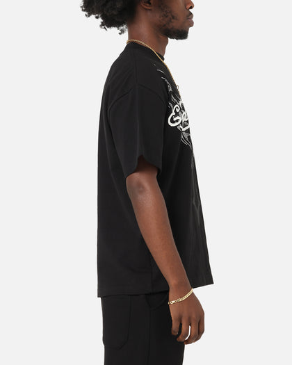 Ed Hardy Trinity Rhinestone T-Shirt Black