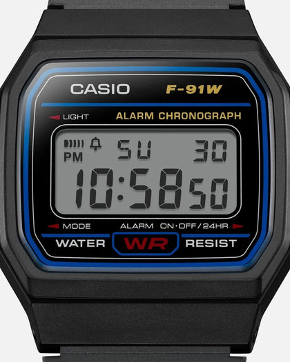 Casio F91W-1 Watch Black