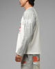 Loiter American Dream Long Sleeve T-Shirt Off White/Grey