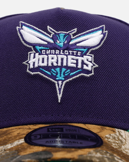 New Era Charlotte Hornets 'Realtree Visor' 9FORTY A-Frame Snapback Official Team Color