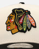 New Era Chicago Blackhawks 'Team Color Visor' 9FORTY A-Frame Snapback Chrome/Official Team Color