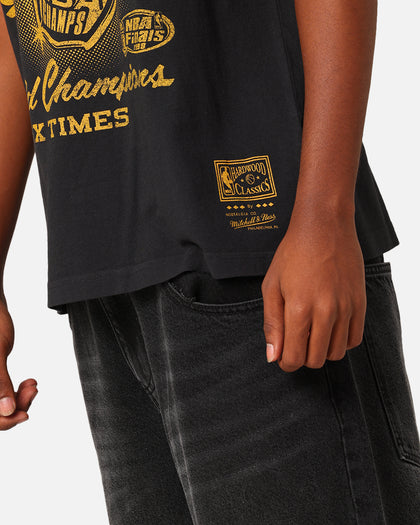 Mitchell & Ness Chicago Bulls Rings T-Shirt Faded Black