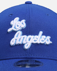 New Era Los Angeles Lakers 'HWC' 9SEVENTY Trucker Stretch Snapback Medium Blue