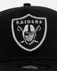New Era Las Vegas Raiders 'Raised Metallic Chainstitch' 9FORTY A-Frame Snapback Black