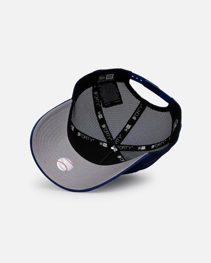 New Era Los Angeles Dodgers 'Washed Truckers' 9FORTY A-Frame Trucker Snapback Official Team Color