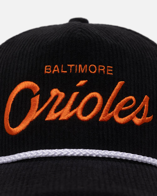 47 Brand Baltimore Orioles 'MLB Opening Day' Corduroy Crossrope Hitch Snapback Black