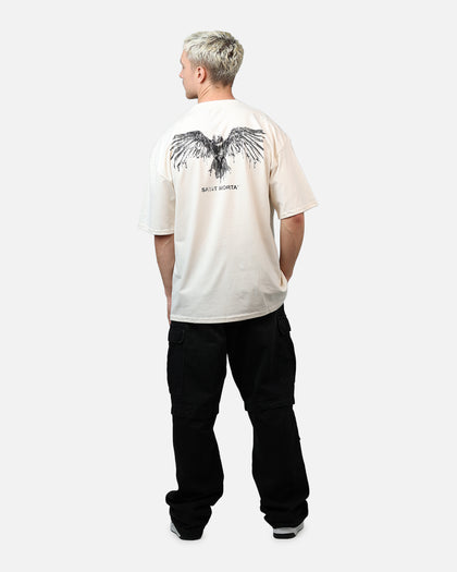 Saint Morta Raven T-Shirt Off White