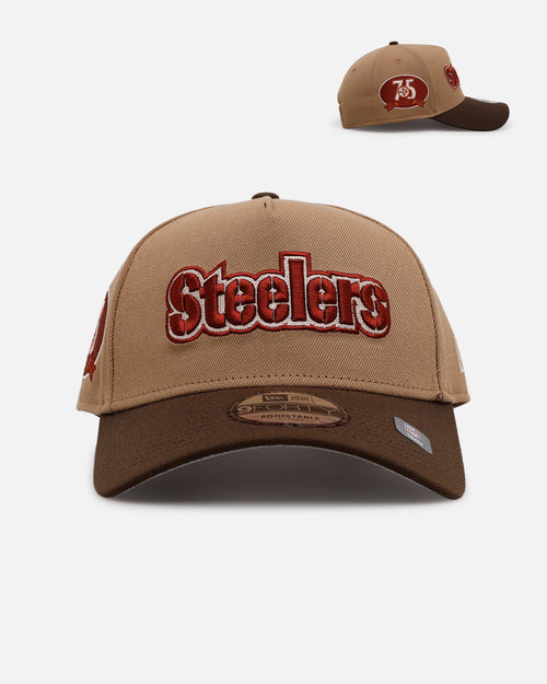 New Era Pittsburgh Steelers 'Thanksgiving Football' 9FORTY A-Frame Snapback Khaki