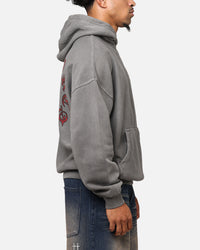 Saint Morta Worldwide Boxy Hoodie Washed Charcoal