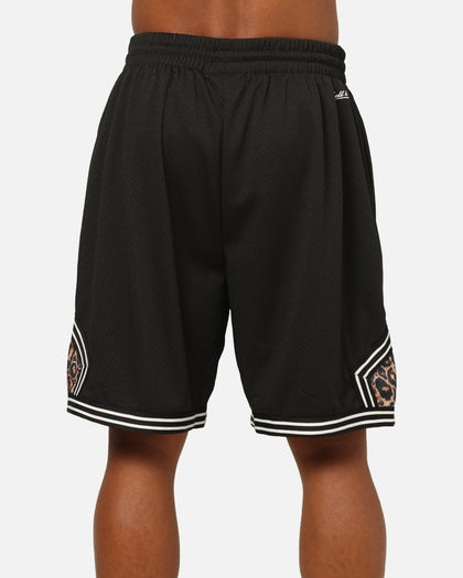 Mitchell & Ness NBA Leopard Diamond Shorts Black/Leopard