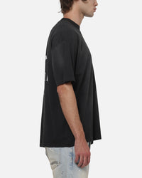 Represent Private Members T-Shirt Stained Black