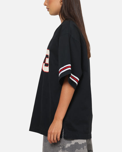 Jordan Women's Flight Woven Jersey Top Black