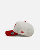 New Era New York Knicks 'Strawberry' 9FORTY A-Frame Snapback Chrome/Red