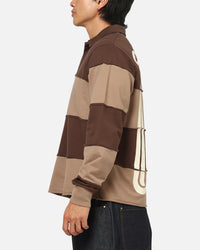 Carre Off Grid Rugby Shirt Brown