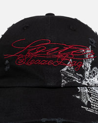 Loiter Eastern Bloc Strapback Cap Worn Black