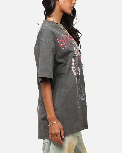 Culture Kings X WWE The Bloodline Heavyweight T-Shirt Black Wash