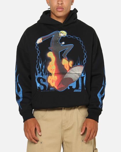 73Studio X One Piece Sanji Premium Hoodie Black